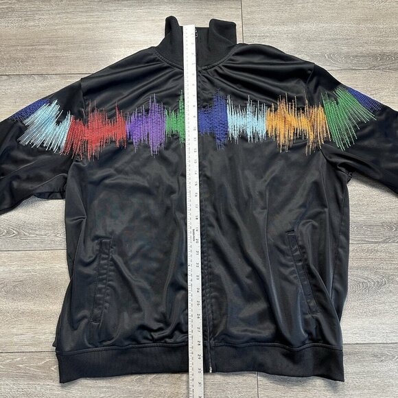 PNB Nation Jacket Embroidered Soundwave Black Hip Hop 3XL - Picture 7 of 7